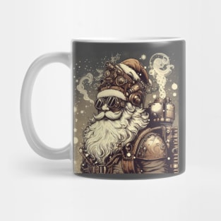 Steampunk Winter Santa Claus Mug